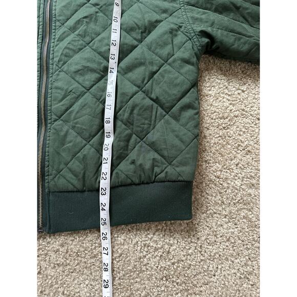 Wild Fable Green Quilted Zip Up Jacket Coat - Picture 8 of 8